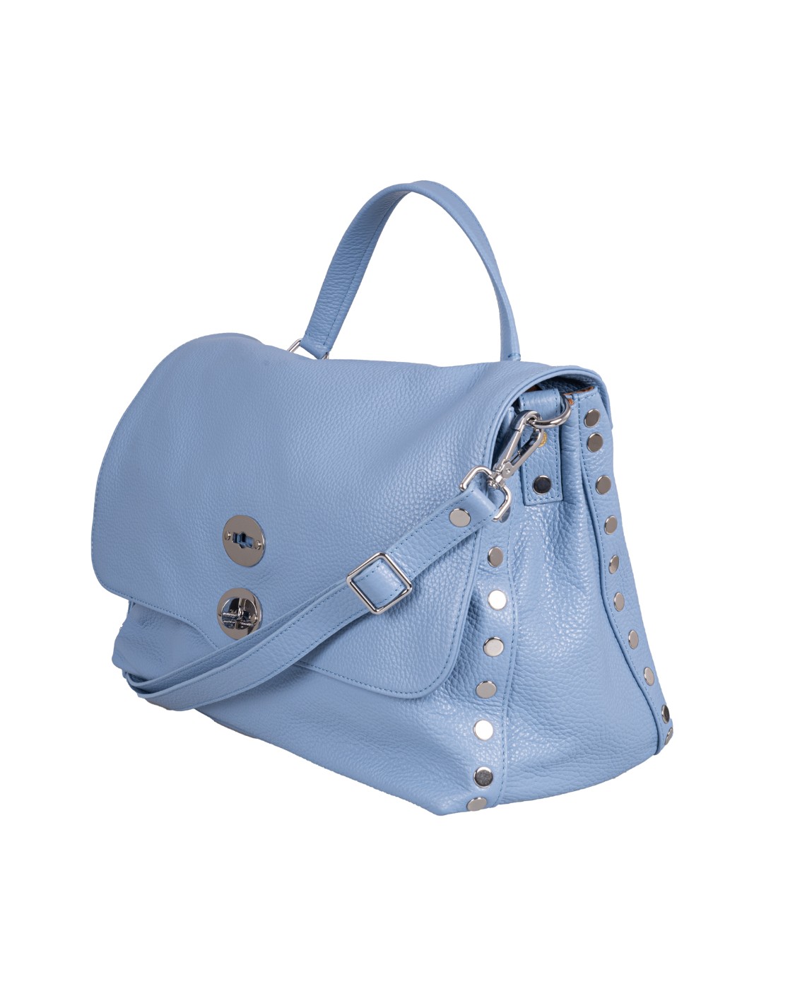 shop ZANELLATO  Borsa: Zanellato borsa "Postina" medium in pelle martellata.
Realizzata in pelle martellata.
Morbida ma estremamente resistente.
La silhouette è illuminata dalla doppia chiusura a girello e dalle borchie laterali.
Lo spazio interno foderato è dotato di una pratica tasca dove riporre comodamente i tuoi effetti personali. 
Tracolla in pelle regolabile.
Dimensioni: Larghezza 35 cm, Altezza 24 cm, Profondità 17 cm, Luce del manico 11 cm. 
Composizione: 100% pelle di vitello.
Made in Italy.. 068010 M 0040000-Z0566 number 3032653